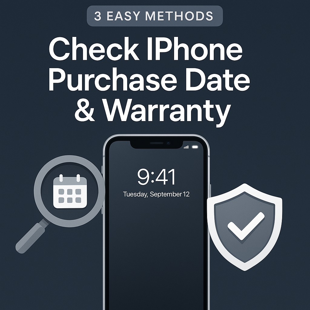 Three Methods to Check iPhone Purchase Date and Warranty Status