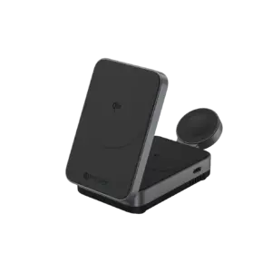 Mazer MagFold Trio Qi2 Certified 15W Foldable 3 in 1 Wireless Charger(6)