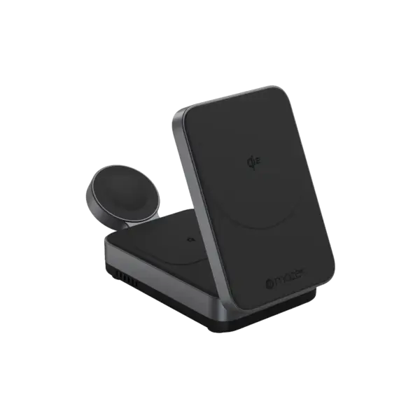 Mazer MagFold Trio Qi2 Certified 15W Foldable 3 in 1 Wireless Charger(7)