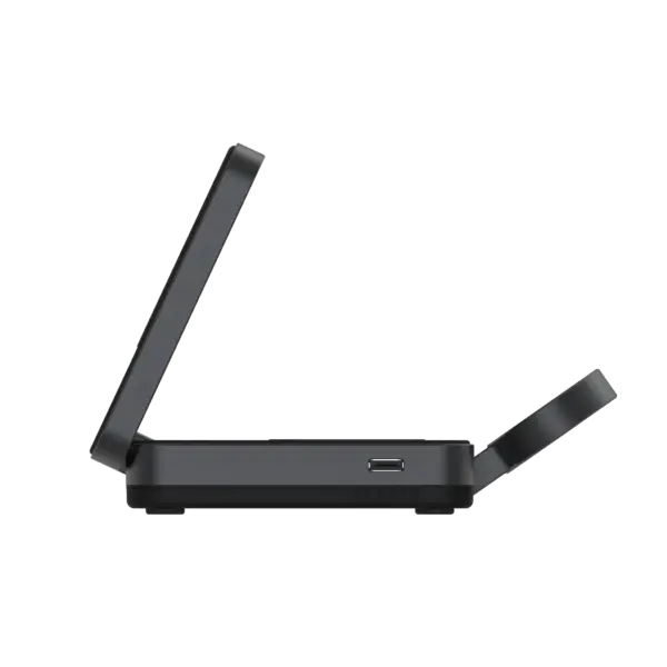 Mazer MagFold Trio Qi2 Certified 15W Foldable 3 in 1 Wireless Charger(8)