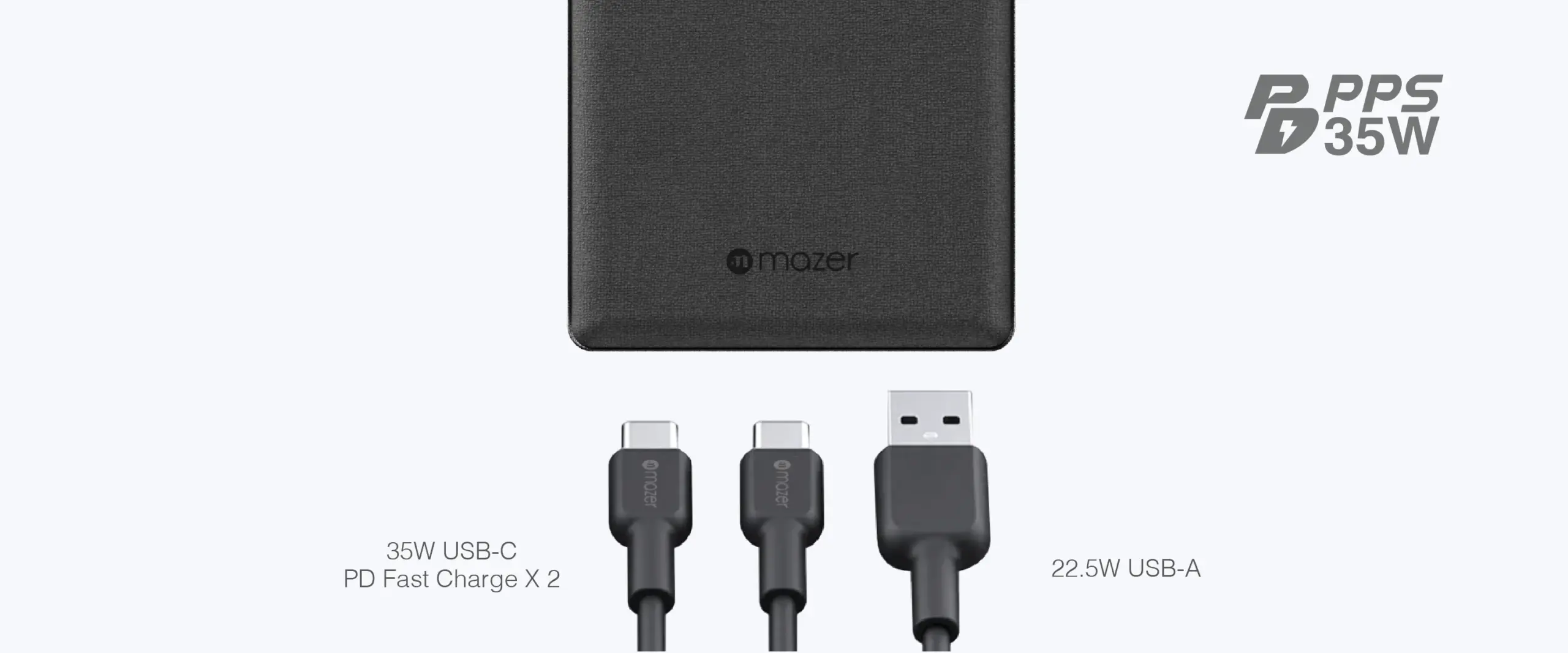 Mazer PowerCharge PD 35W 10,000mAh Power Bank